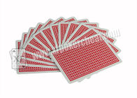 مخصص إيطاليا MODIANO كازينو ملحوظ بطاقات بوكر مع الأحمر / الأزرق الملون